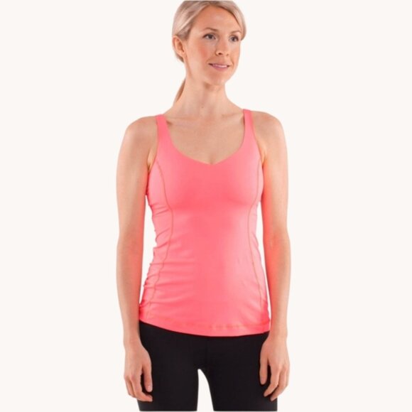 Women’s Pink Tank Top with Back Keyhole - Picture 6 of 13